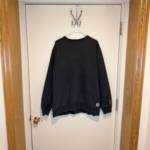 Carhartt Rain Defender Crew Neck Original Fit Heavyweight Black Sz XL 100620-001